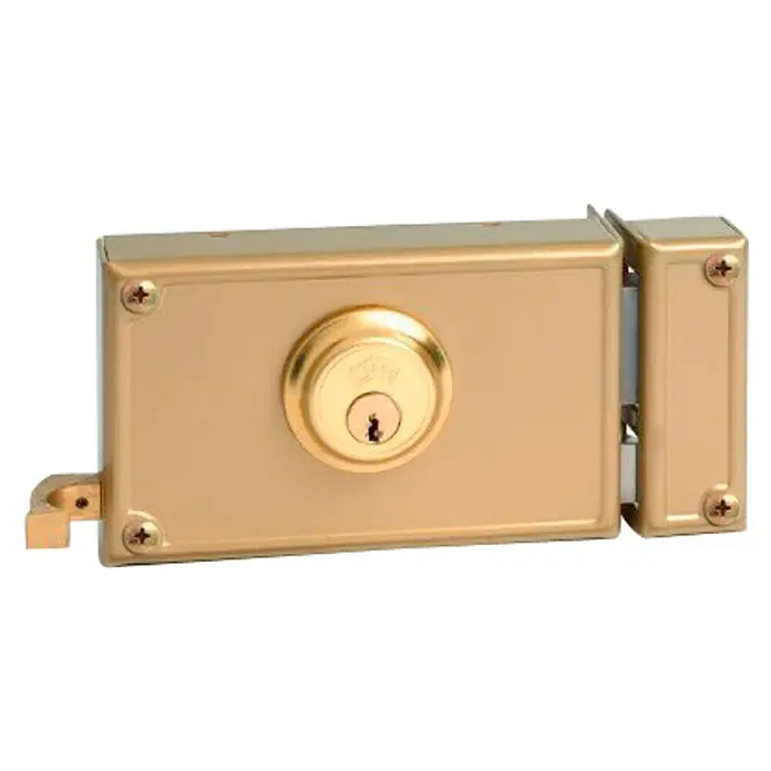 JiS Cerradura con cerrojo 12-14 - Tipo de cerradura: Cerradura de bombín, DIN-Izquierda, Puerta exterior