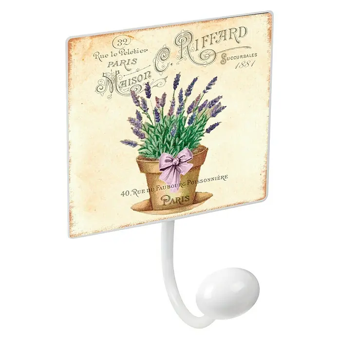 Nesu Gancho para colgar Lavanda 9064B06 - Número de ganchos: 1 ud., L x An x Al: 10 x 15,5 x 7 cm