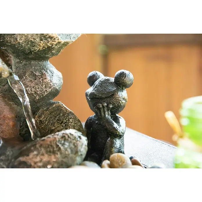 Dobar Kunststeinbrunnen - 20 x 20 x 21,5 cm - Detailaufnahme