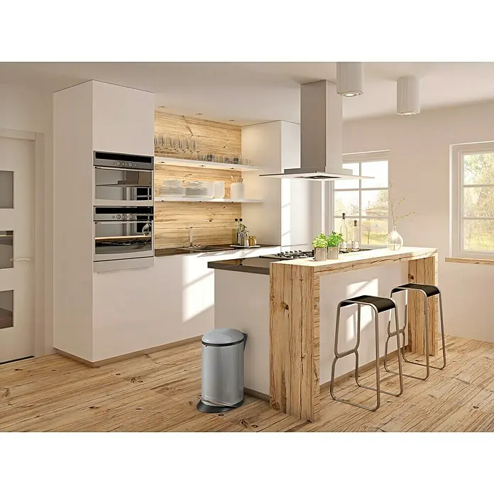 Hailo Mülleimer Harmony - M, Silber, 12 l - Stimmungsaufnahme
