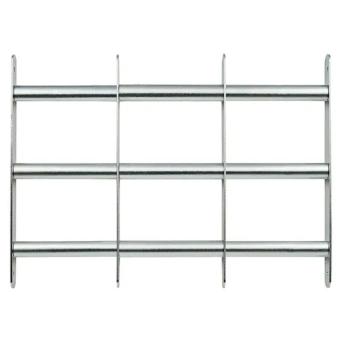 Abus Reja extensible para ventanas FGI - Longitud regulable: 50 cm - 65 cm, Altura: 45 cm