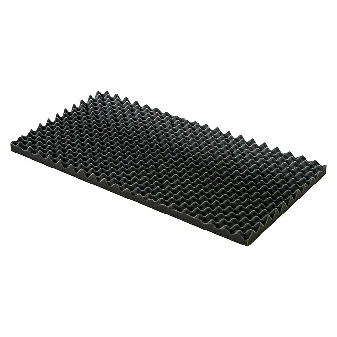 Noppenschaum - Welle, 100 x 50 x 4,5 cm, PU-Schaum - Linke Seitenansicht