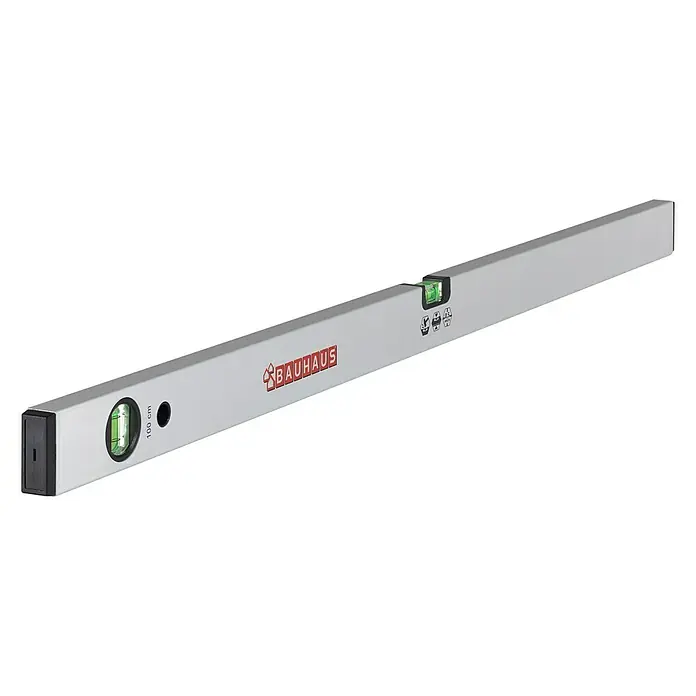 BAUHAUS Wasserwaage - 1.000 mm, Anzahl Libellen: 2 Stk.