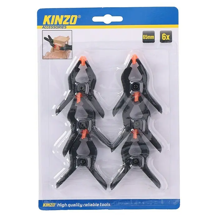 Pinza con resorte - Anchura de sujeción: 65 mm
