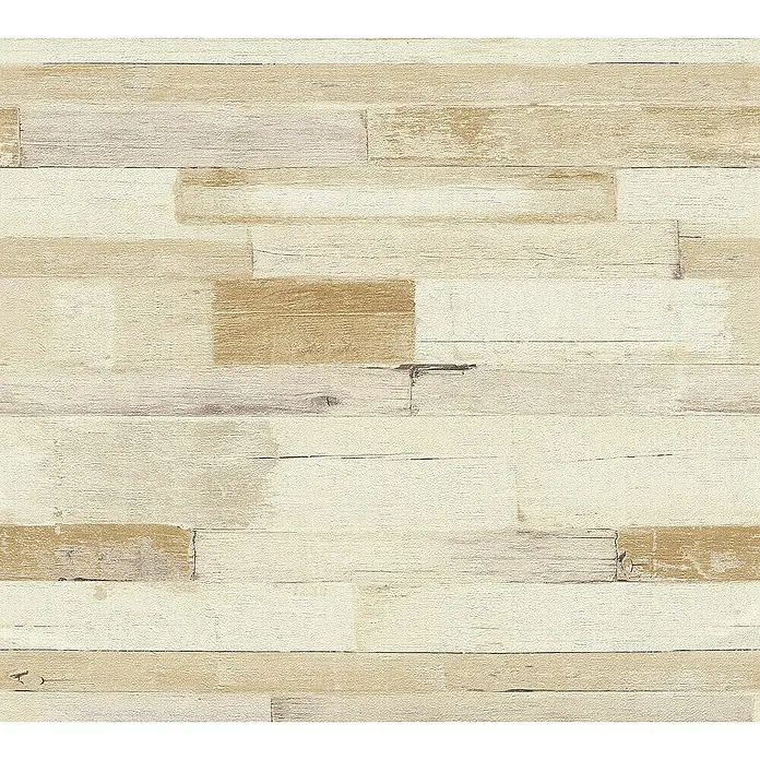 AS Creation Il Decoro Vliestapete Klinker - Beige, Holzoptik, 10,05 x 0,53 m - Detailaufnahme