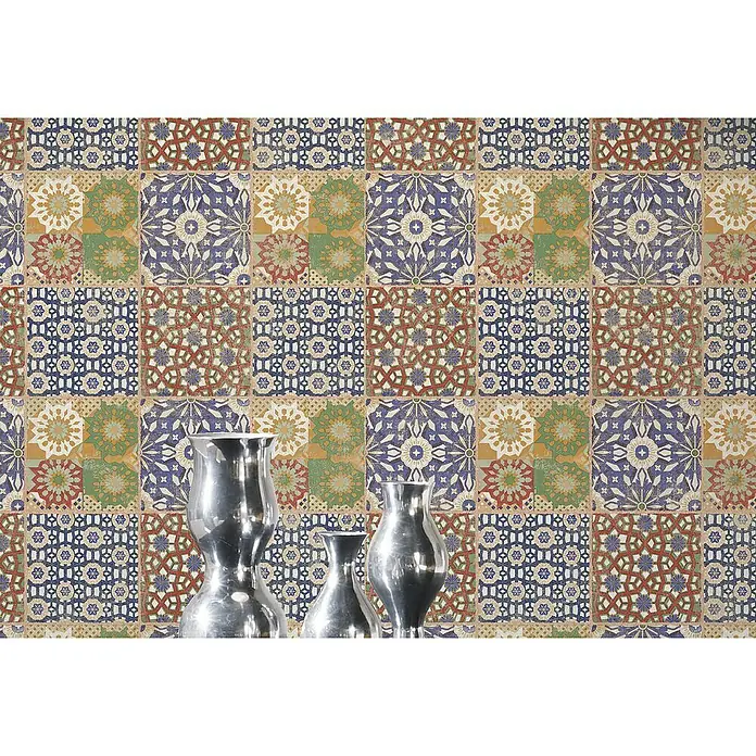 AS Creation Il Decoro Vliestapete - Bunt, Fliesenoptik, 10,05 x 0,53 m - Stimmungsaufnahme