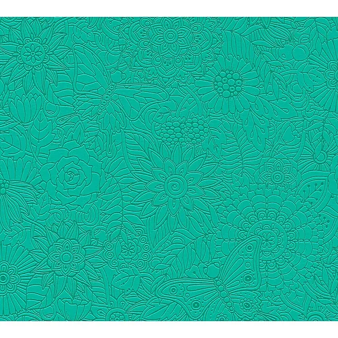 AS Creation Boys And Girls 6 Vliestapete - Türkis, Grafisch, 10,05 x 0,53 m - Detailaufnahme