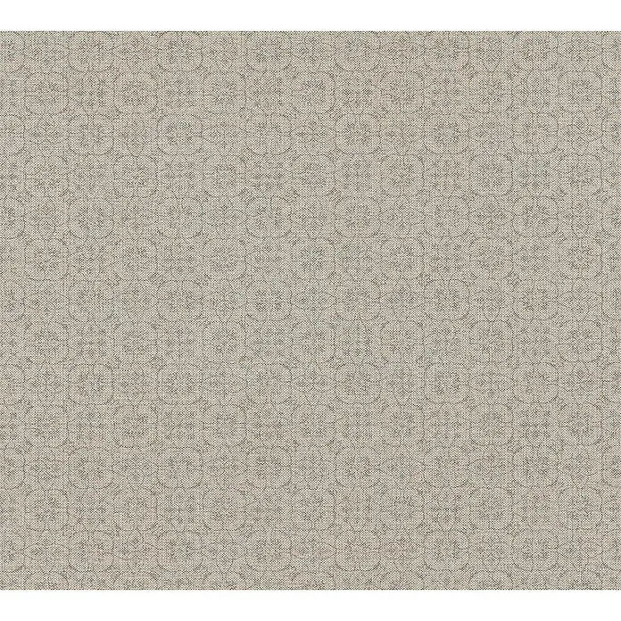 AS Creation Hygge Vliestapete Blumenmuster - Dunkelbraun, Floral, 10,05 x 0,53 m - Detailaufnahme