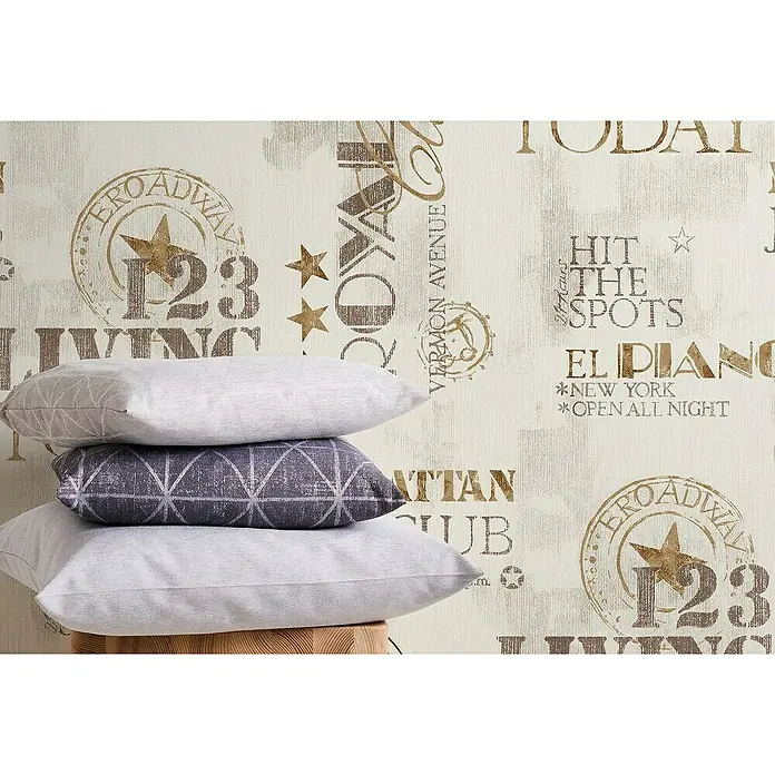 AS Creation Il Decoro Vliestapete - Beige, Grafisch, 10,05 x 0,53 m - Stimmungsaufnahme