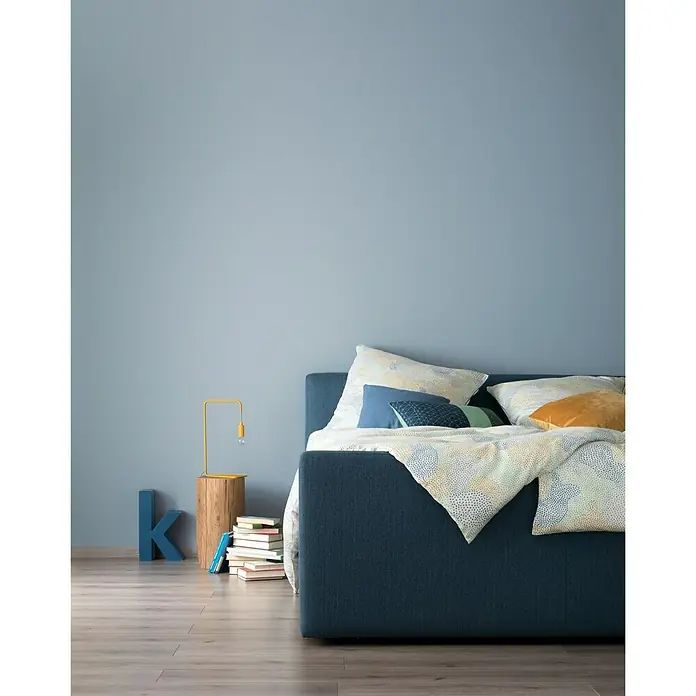 SCHÖNER WOHNEN-Farbe Wandfarbe Designfarbe - Entspanntes Nordischblau, 2,5 l, Matt - Stimmungsaufnahme