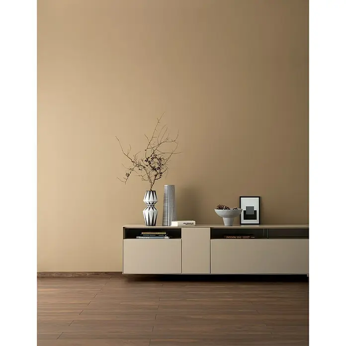 SCHÖNER WOHNEN-Farbe Wandfarbe Designfarbe - Warmes Erdbraun, 2,5 l, Matt - Stimmungsaufnahme