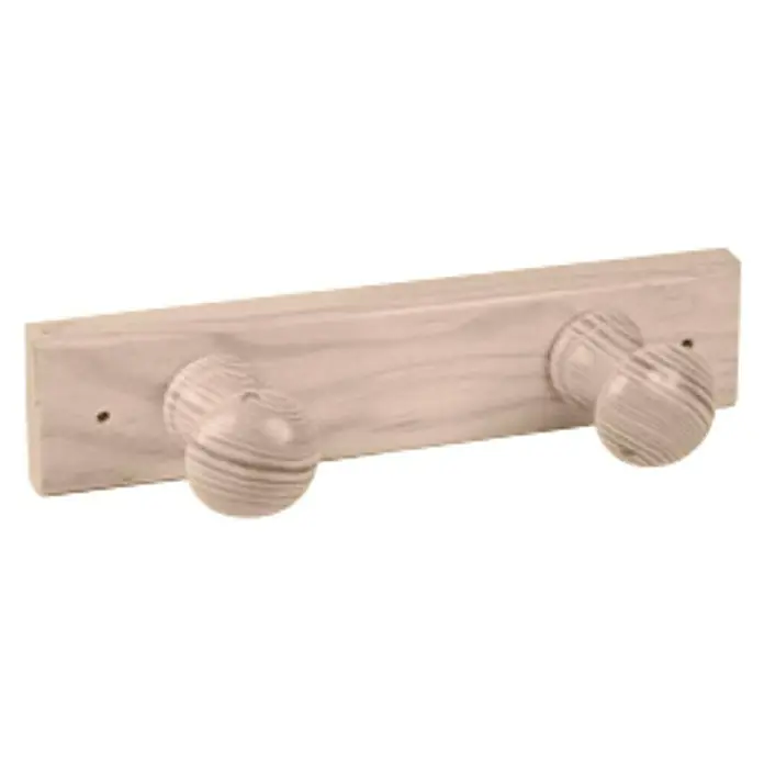 Nesu Perchero 9902 Decapado - L x An x Al: 23 x 5 x 7,2 cm, Madera, Natural