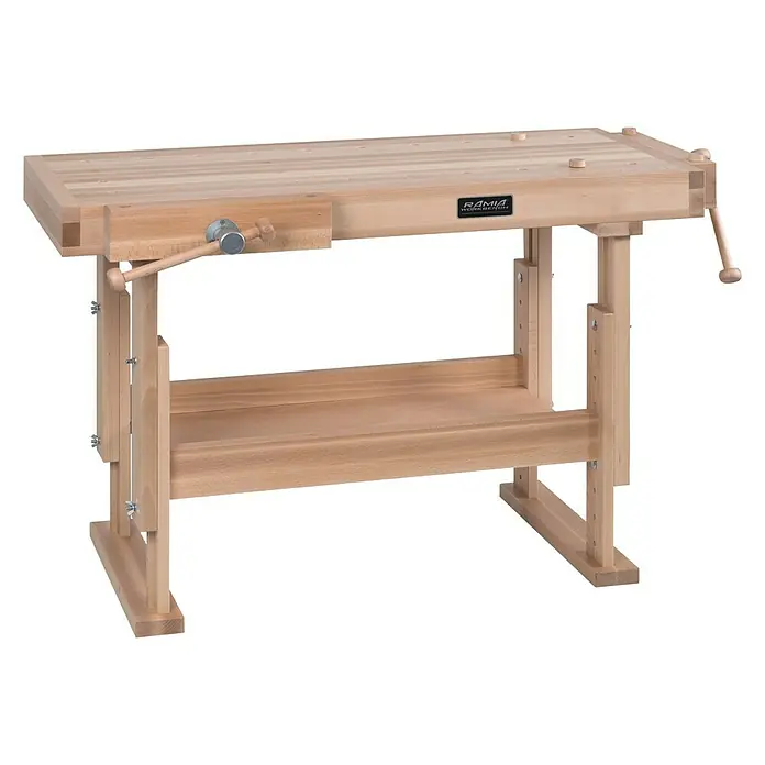 Ramia Werkbank KID´s 1000 - Höhenverstellung: 620 mm - 770 mm, Geeignet für: Kinder von 3 bis 12 Jahren - Vorderansicht