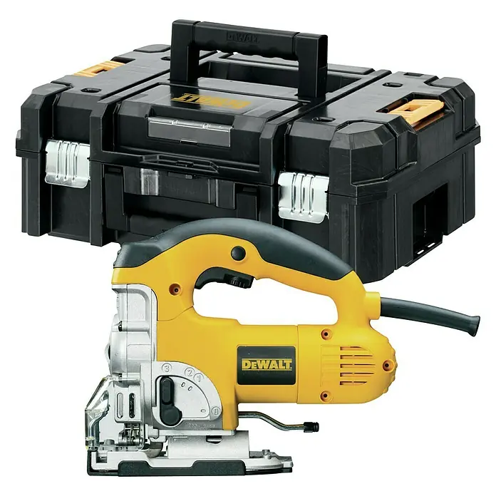 Dewalt Sierra de calar DW331K-QS - 701 W, Número de carreras marcha en vacío: 3.100 carreras/min.