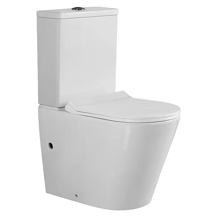 Pack de WC Kotor - Sin borde de descarga, Salida dual, Blanco
