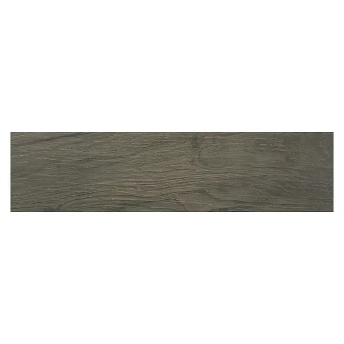 Pavimento cerámico Olsen - 24 x 95 cm, Gris, Estilo madera