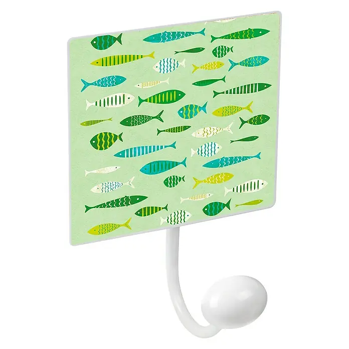 Nesu Gancho para colgar Peces Verde - Número de ganchos: 1 ud., L x An x Al: 10 x 15,5 x 7 cm
