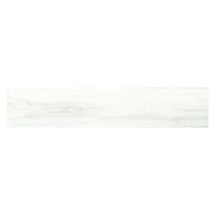 Pavimento porcelánico Jungle - 20 x 120 cm, Blanco, Rectificado, Estilo madera