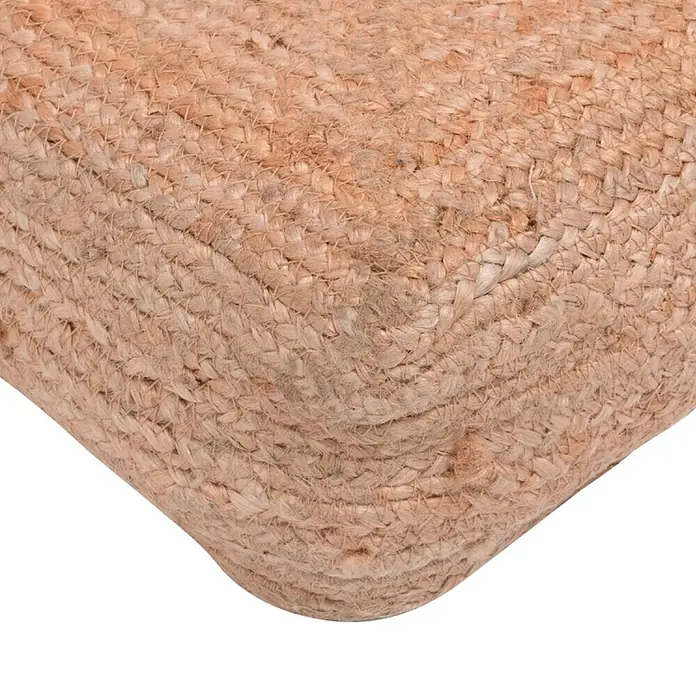 Cojín para asiento yute - 120 x 13 x 60 cm, Natural