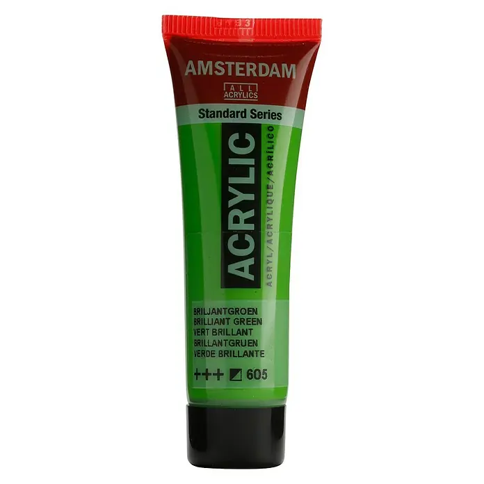 Talens Amsterdam Pintura acrílica Standard - Verde brillante, 20 ml, Tubo