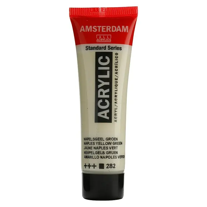 Talens Amsterdam Pintura acrílica Standard - Amarillo Nápoles verde, 20 ml, Tubo