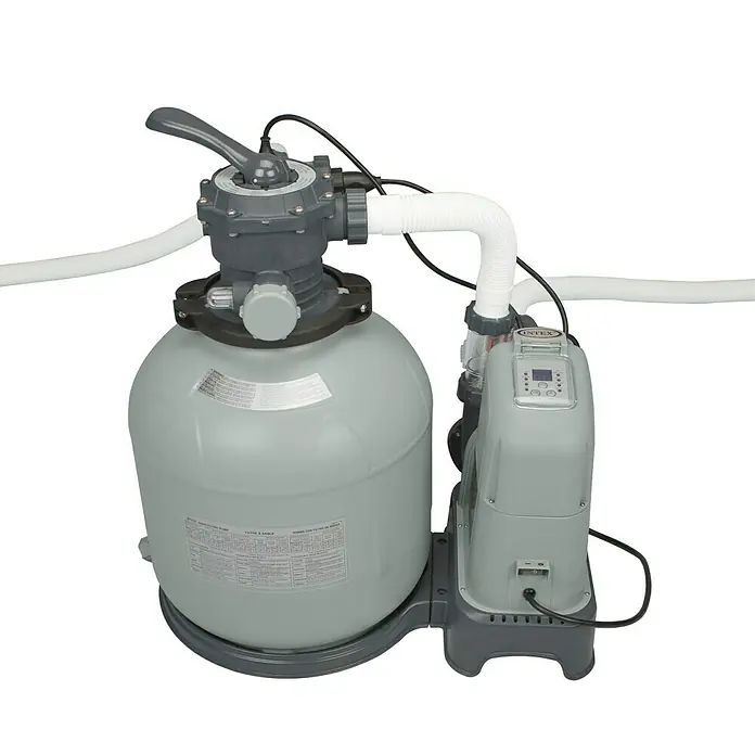 Intex Sandfilteranlage Krystal Clear - Filterleistung: 9,2 m³/h, Passend für: Pools bis 42.000 l