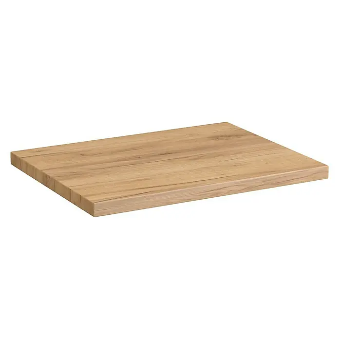 Camargue Espacio Drvene ploče za umivaonike - 60 x 46 x 3,2 cm, Craft Gold Oak - Pogled sprijeda