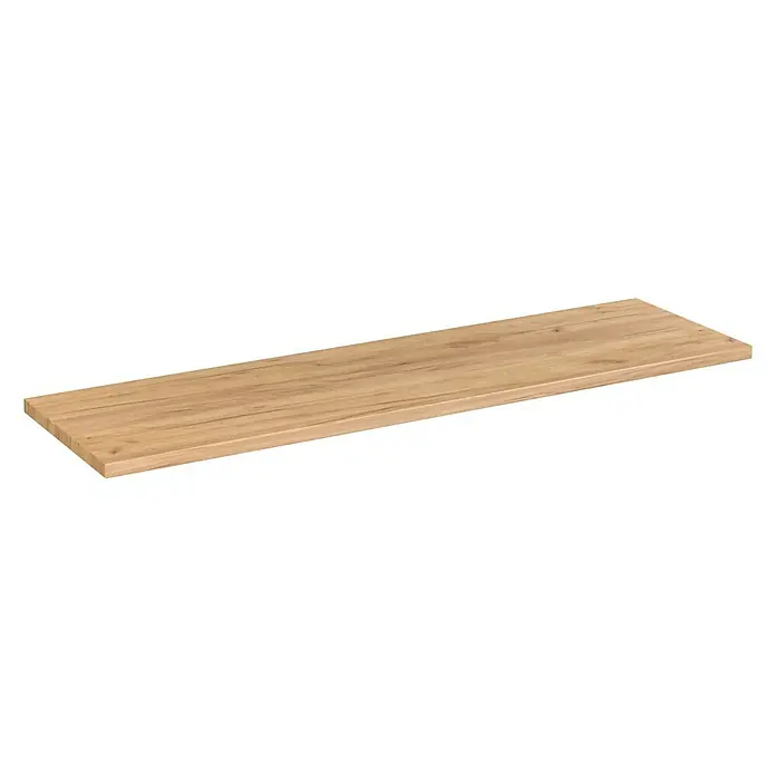 Camargue Espacio Drvene ploče za umivaonike - 160 x 46 x 3,2 cm, Craft Gold Oak - Pogled sprijeda