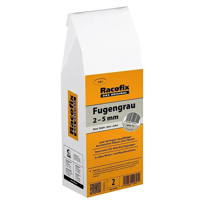 Racofix Fugengrau - Grau, 2 kg - Linke Seitenansicht