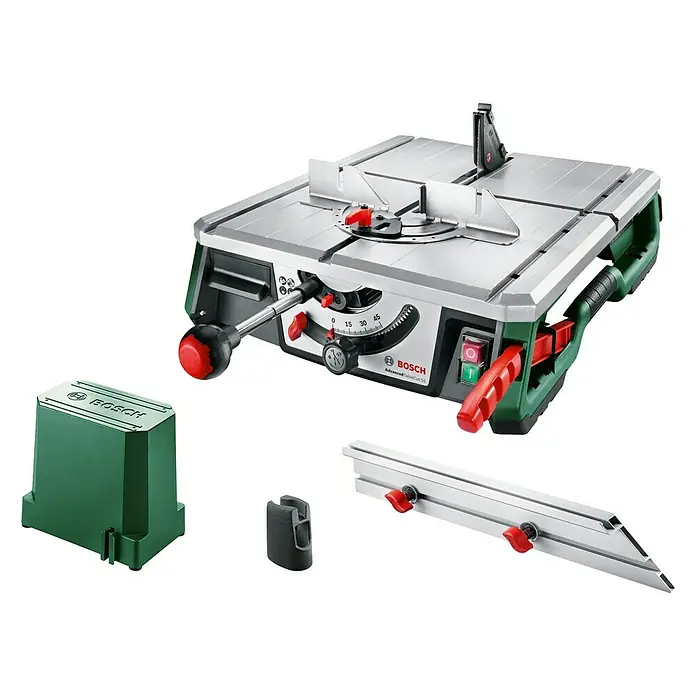 Bosch Sierra de mesa NanoBlade AdvancedTableCut 52 - 550 W, 0 r.p.m. - 8.200 r.p.m. - Vista de perfil izquierdo