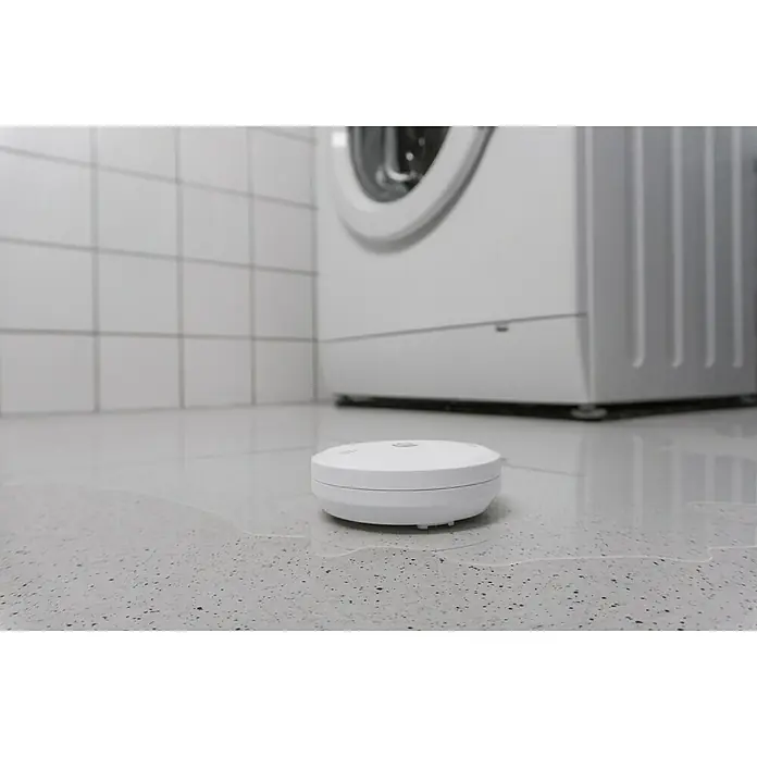 Homematic IP Wassersensor HmIP-SWD - Weiß, Ø x H: 8 x 3 cm, Batteriebetrieben - Anwendungsbeispiel