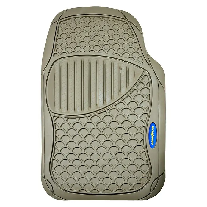Goodyear Juego de alfombrillas para vehículo - 4 piezas, Beige