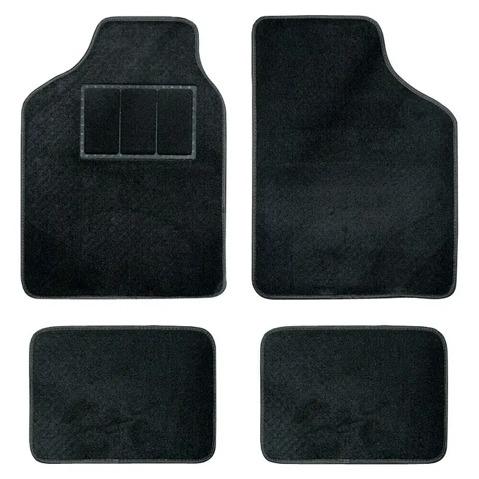 Juego de alfombrillas para vehículo Clasic - 4 piezas, Negro
