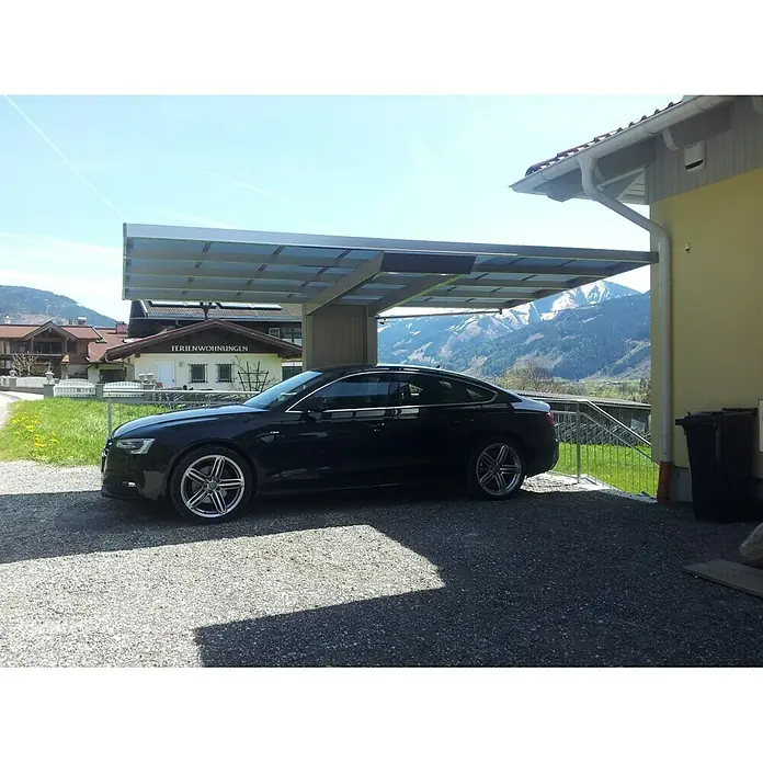 Ximax Carport Neo 90 - 4,95 x 2,76 m, Einfahrtshöhe: 2,1 m, Schneelast: 112 kg/m² - Stimmungsaufnahme