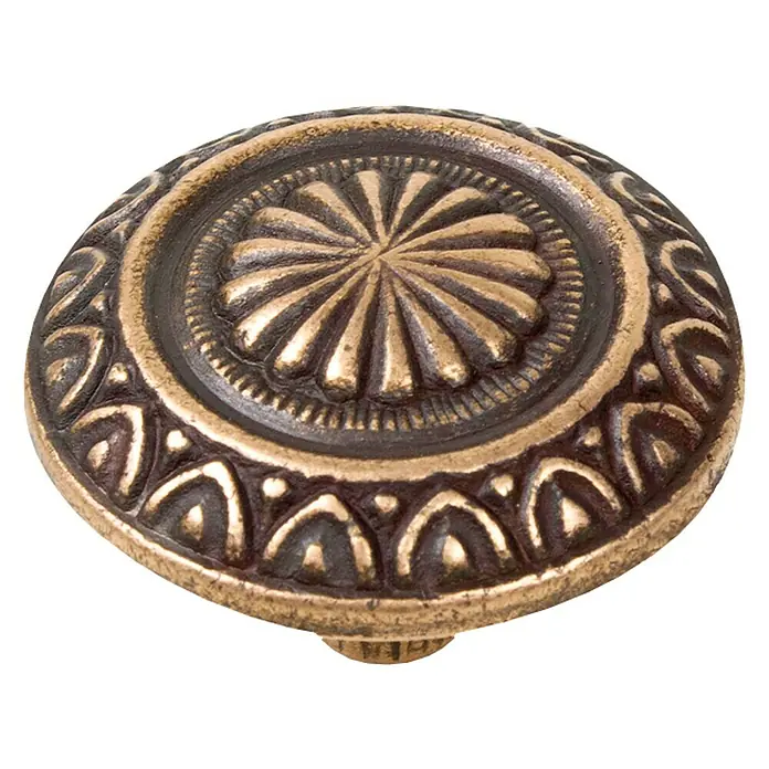 Nesu Pomo para muebles 297BR1 - Ø x Al: 34 x 20 mm, Acero