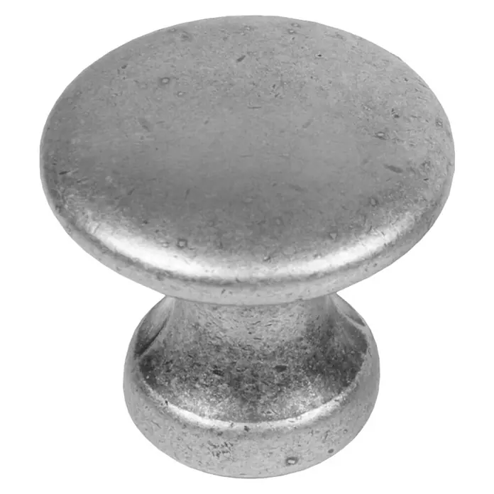 Nesu Pomo para muebles 347PT - Ø x Al: 25 x 22 mm, Acero, Plateado