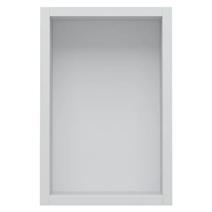 Camargue Espacio Modularni regal - 20 x 17 x 30 cm, Bijele boje, Mat - Pogled sprijeda