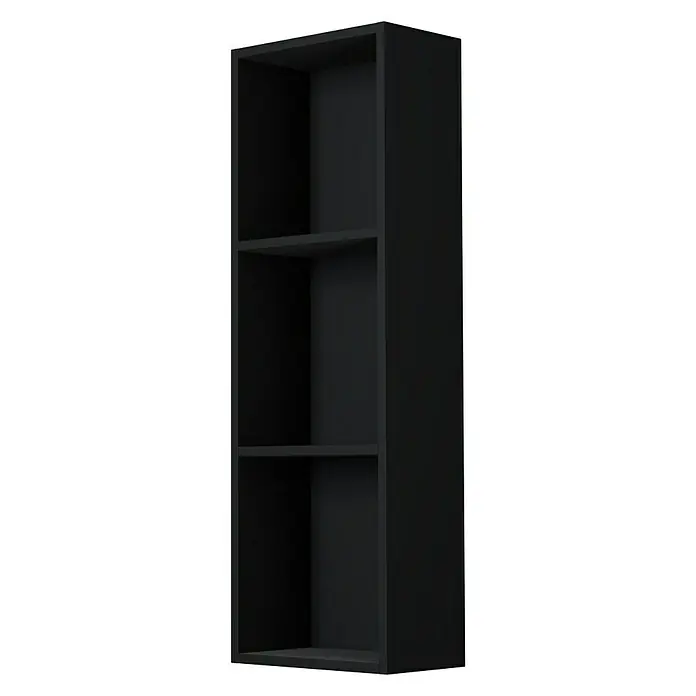 Camargue Espacio Modularni regal - 30 x 17 x 90 cm, Antracit, Mat - Pogled sprijeda