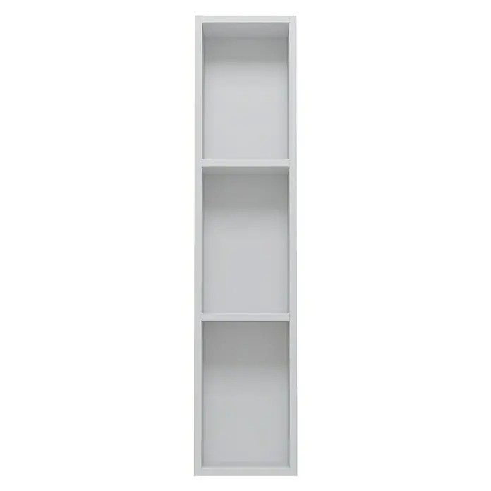 Camargue Espacio Modularni regal - 20 x 17 x 90 cm, Bijele boje, Mat - Pogled sprijeda