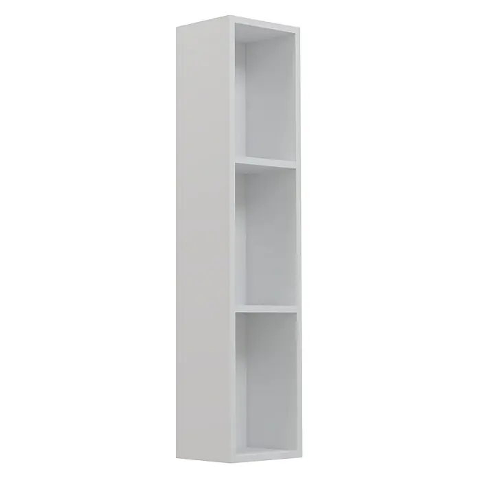 Camargue Espacio Modularni regal - 20 x 17 x 90 cm, Bijele boje, Mat - Pogled sprijeda