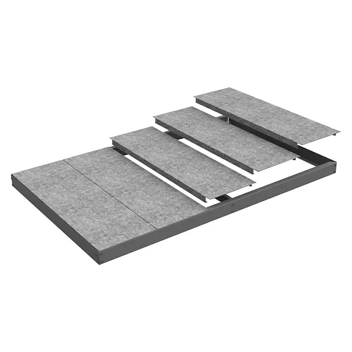 Simonrack Ecoforte Estante adicional Metal - L x An: 120 x 60 cm, Galvanizado