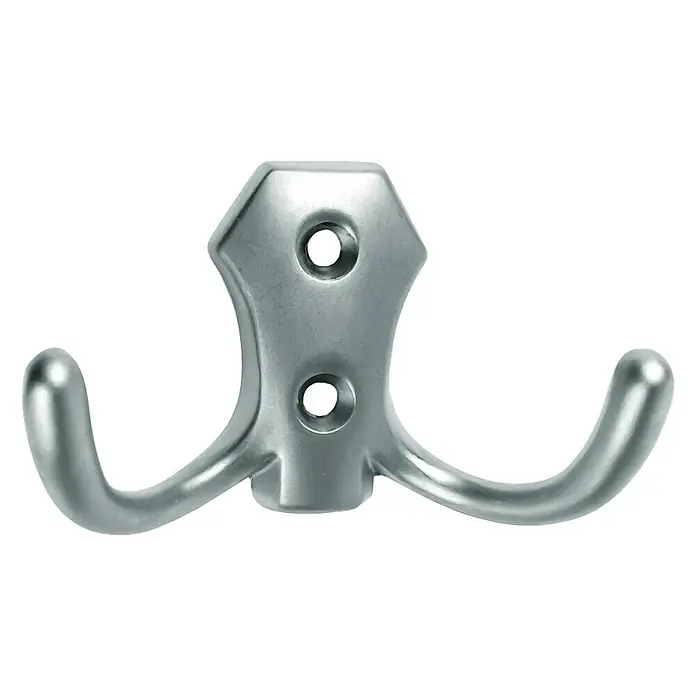Nesu Gancho para colgar 9010 - Número de ganchos: 2 ud., L x An x Al: 7,8 x 4,6 x 3 cm, Cromo