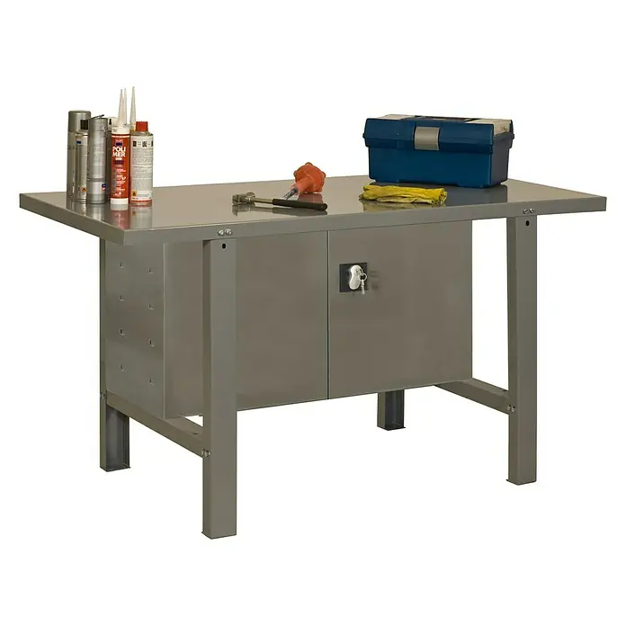 Simonrack Simonwork Banco de trabajo BT6 Metalic Locker - L x An x Al: 73 x 180 x 83 cm, Capacidad de carga: 800 kg, Gris