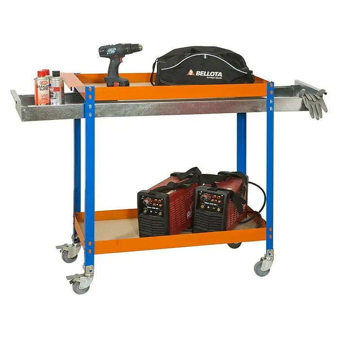 Simonrack Simonwork Carro de taller Wagon Box Chipboard - L x An x Al: 40 x 90 x 103 cm, Metal, Azul