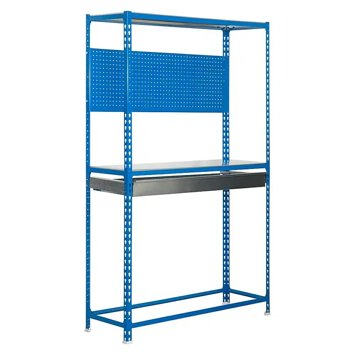 Simonrack Simonauto Estantería para neumáticos Simonracing Box Megaplus - L x An x Al: 40 x 120 x 200 cm, Capacidad de carga: 180 kg/balda, Número de baldas: 3 ud., Azul