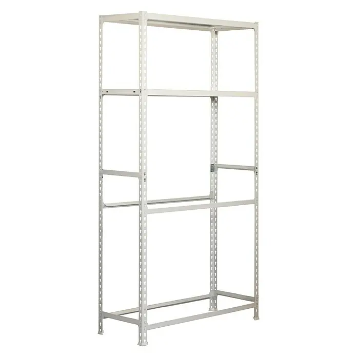 Simonrack Simongarage Estantería para neumáticos Plus - L x An x Al: 40 x 100 x 200 cm, Capacidad de carga: 200 kg/balda, Número de baldas: 4 ud., Blanco