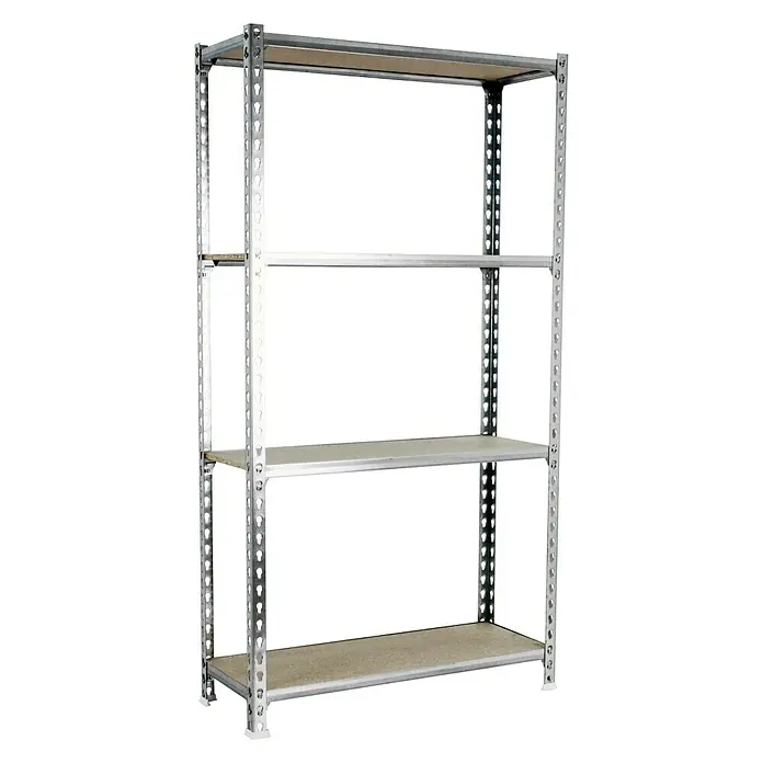 Simonrack Maderclick Estantería metálica Superplus - L x An x Al: 30 x 110 x 150 cm, Capacidad de carga: 150 kg/balda, Número de baldas: 4 ud., Galvanizado