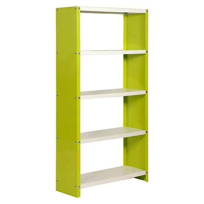 Simonrack Simonhome Estantería metálica Habitat Color Plus - L x An x Al: 30 x 80 x 160 cm, Capacidad de carga: 100 kg/balda, Número de baldas: 5 ud., Verde