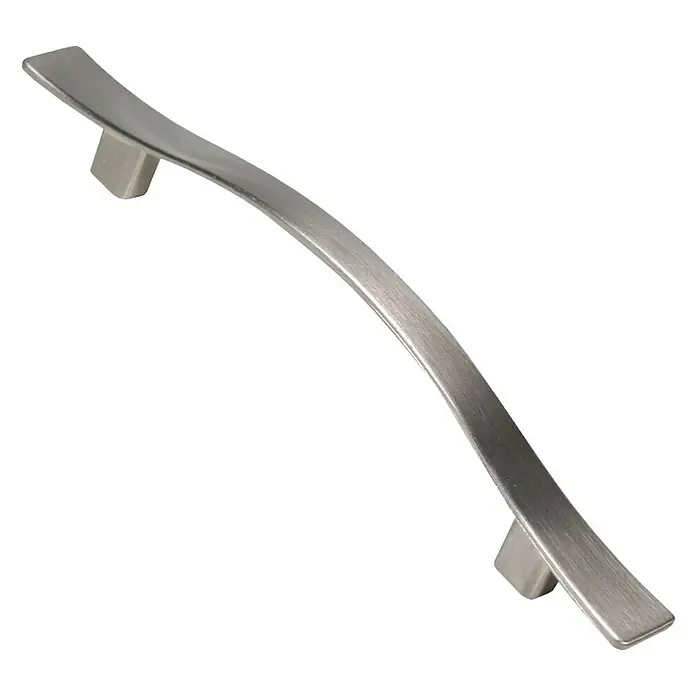 Nesu Tirador para muebles 873616 - L x An x Al: 14 x 1,2 x 2,2 cm, Acero, Niquelado, Níquel