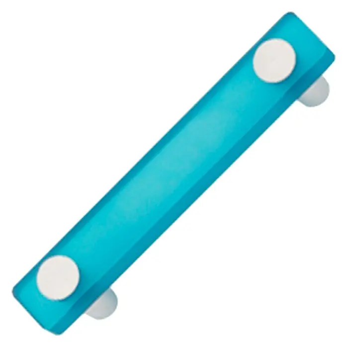 Nesu Tirador para muebles 620AZ - L x An x Al: 12,6 x 2,3 x 2,6 cm, Plástico, Azul